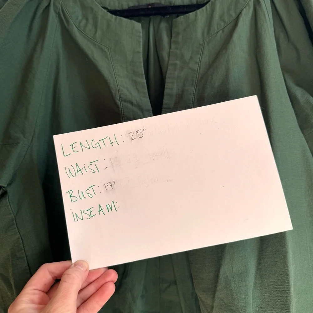 Pomander Place Finley flutter sleeve top green Large - Picture 6 of 6